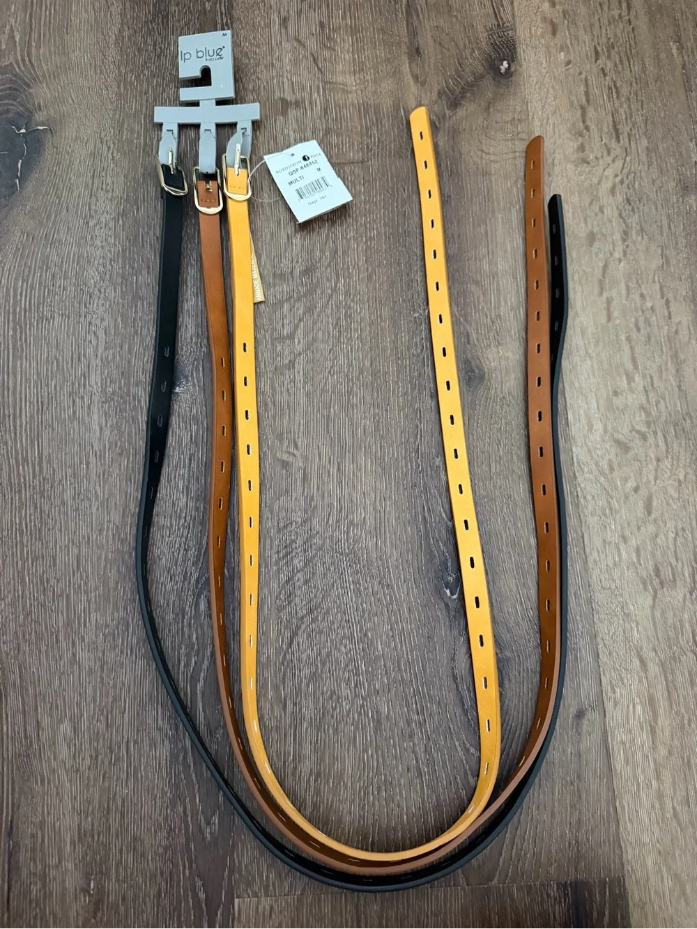Women’s Skinny Belts Set – 3 Pack (40” / Size M)